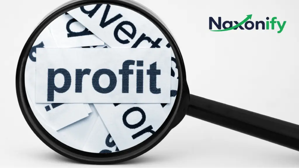A promotional banner featuring a magnifying glass highlighting the word 'profit,' symbolizing agency profit margins, SEO pricing strategies, revenue optimization, and financial growth through white label SEO services.