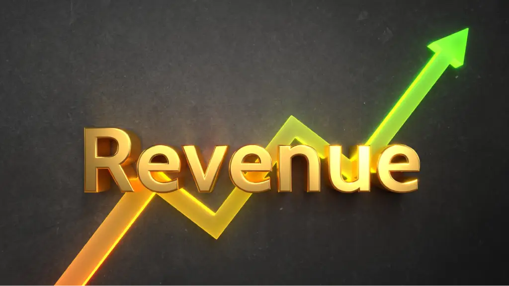 Maximizing Retention and Securing Steady Recurring Revenue A glowing upward-trending revenue graph behind the word 'Revenue,' symbolizing customer retention, recurring revenue, sustainable business growth, and long-term financial success.