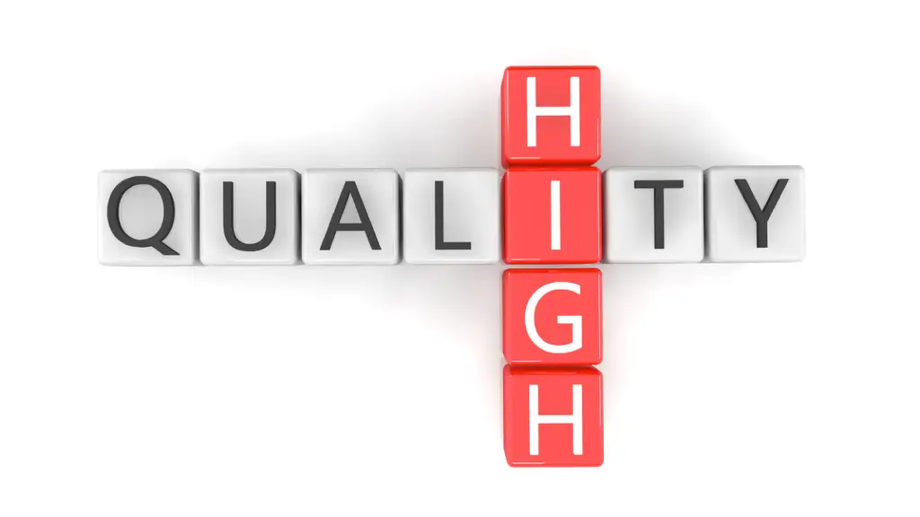 Create High-Quality Content for AI Systems The word “QUALITY” is highlighted with the word “HIGH,” symbolizing the importance of creating high-quality content for AI systems, search engines, and users.