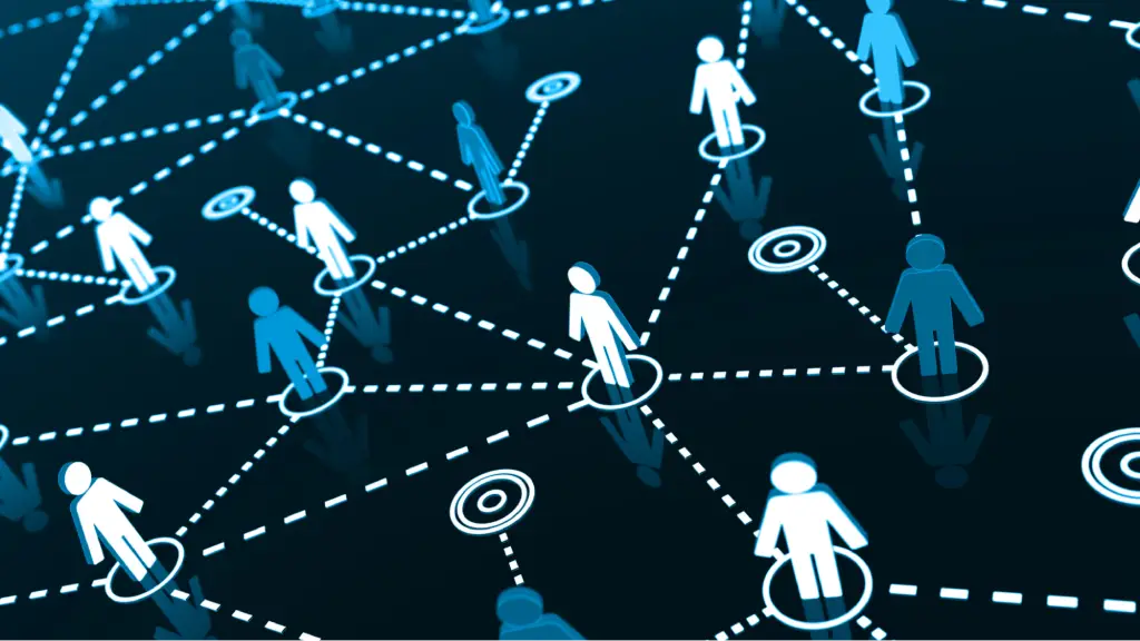 The Importance of Product Feed Optimization A digital network of connected users represents optimized product data, accurate listings, and improved visibility for Google Shopping campaigns.