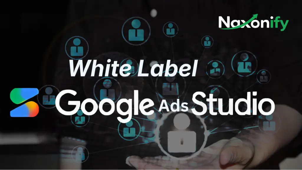 A world map with connected network nodes illustrates global collaboration, white label Google Ads management, and agency partnerships for scalable digital marketing services.