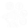Social Media & Influencer Marketing Icon